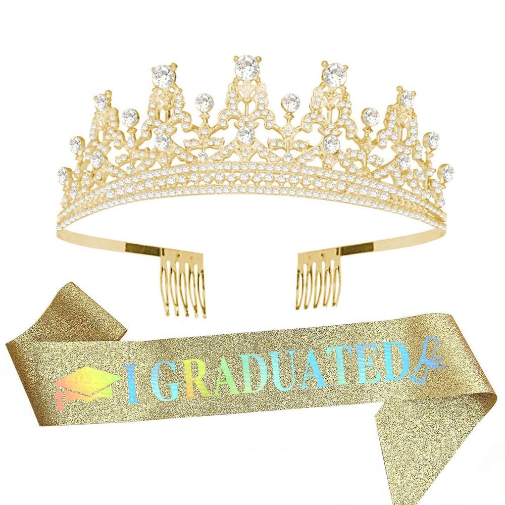 5993 Graduation Sash and Crown Kit Graduation Party Supplies for Girl